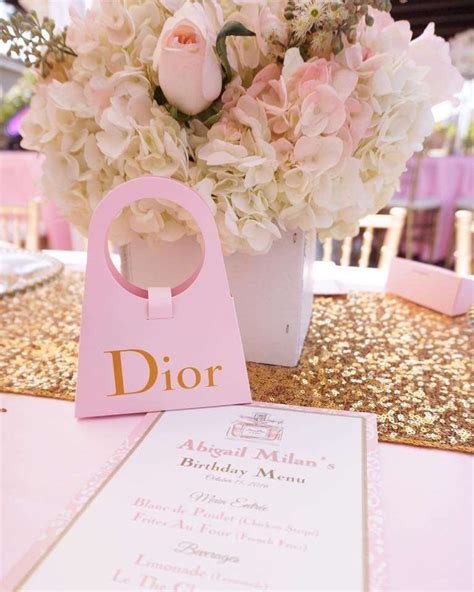 Dior Themed Party 